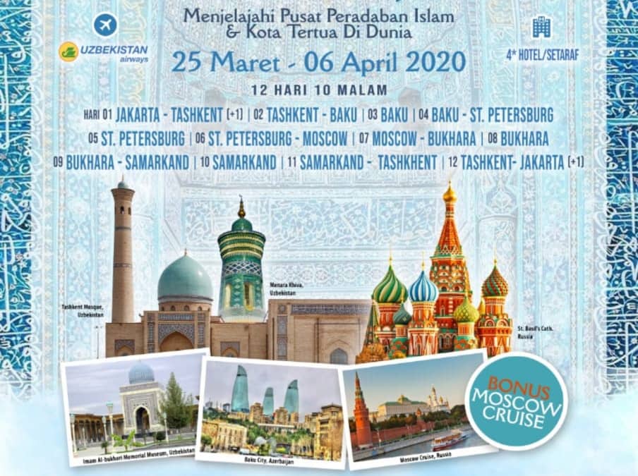 Halal Tour – Russia, Uzbekistan & Azerbaijan